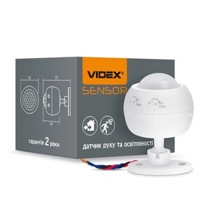 Датчик освітленості VIDEX 6A фотометричний VL-SN10