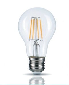 LED лампа titanum filament A60 7W E27 4100K 220V TLFA6007274