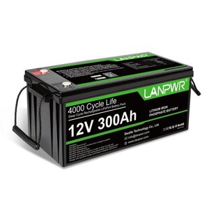 Акумулятор lanpwr LFP12-300 BT with bluetooth 5.0 (BMS 200а)