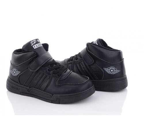 Демісезонні черевики для хлопчиків BBT R6220-2/36 Чорні 36 розмір