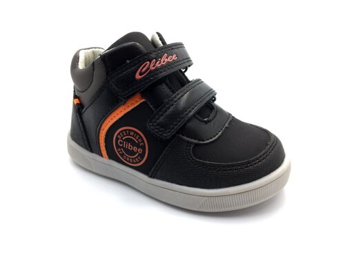 Демісезонні черевики для хлопчиків Clibee P5588/25 Чорні 25 розмір