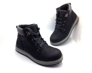 Демісезонні черевики для хлопчиків С. Луч Q380-2/35 Чорні 35 розмір