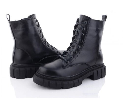 Демісезонні черевики жіночі Fatfox 2370-12L/40 Чорні 40 розмір