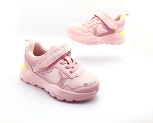 Кросівки для дівчаток BiKI B00967/23 Рожеві 23 розмір