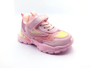 Кросівки для дівчаток Clibee E96pink/21 Рожеві 21 розмір