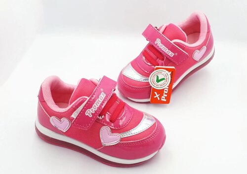 Кросівки для дівчаток Promax P1487/22 Рожеві 22 розмір