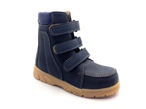 Демісезонні черевики для хлопчиків Ортекс T-529/25 Темно-сині 25 розмір