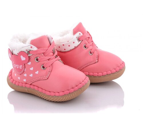Зимові черевики для дівчаток Clibee LD6060/12 Рожеві 12 розмір