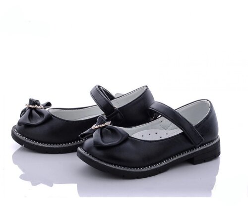 Туфлі для дівчаток BBT Kids P59771/26 Чорні 26 розмір