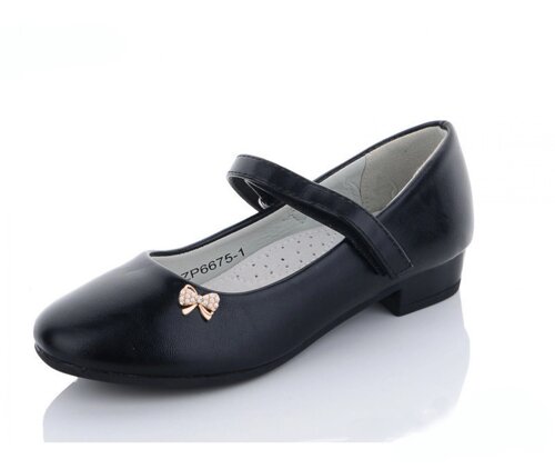Туфлі для дівчаток BESSKY ZP66751/35 Чорні 35 розмір