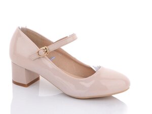 Туфлі для дівчаток Hongquan BZ1255/35 Бежеві 35 розмір