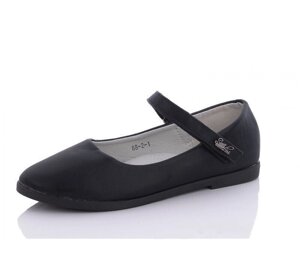 Туфлі для дівчаток Вера B88-2-1/32 Чорні 32 розмір