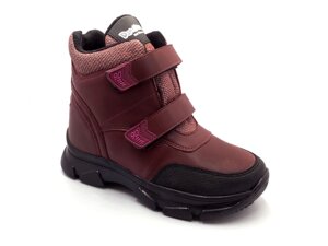 Зимові черевики для дівчаток Dandino 22b-04/25 Бордові 25 розмір