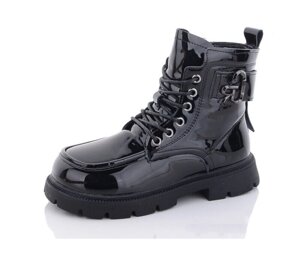 Зимові черевики для дівчаток Леопард G8072-1/37 Чорні 37 розмір