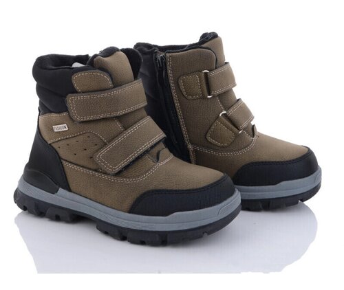 Зимові черевики для хлопчиків BBT T6962-3/37 Хакі 37 розмір