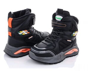 Зимові чобітки для хлопчиків ALEMYkids KM889/27 Чорний 27 розмір