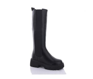 Зимові чоботи жіночі Meideli A10-100/37 Чорні 37 розмір