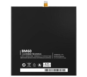 Акумулятор BM60 для планшета Xiaomi Mi Pad 1 (A0101), Li-ion, 3,8 В, 6500 мАч, Original