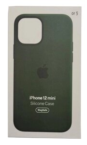 Чохол Silicone case iphone 12mini original color 5 - cyprus green