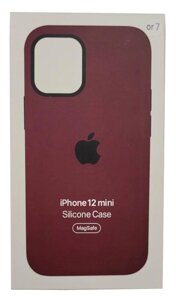 Чохол Silicone case iphone 12mini original color 7 - plum