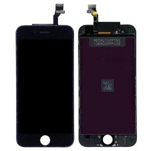 Дисплей для iPhone 6, чорний, з сенсорним екраном, з рамкою, HD (original backlight)