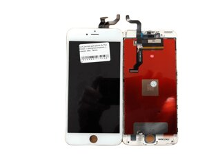 Дисплей для iPhone 6s Plus, білий, з сенсорним екраном, з рамкою, AAA, Tianma