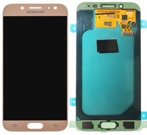 Дисплей для Samsung J530 Galaxy J5 (2017), рожевий, із сенсорним екраном, OLED)