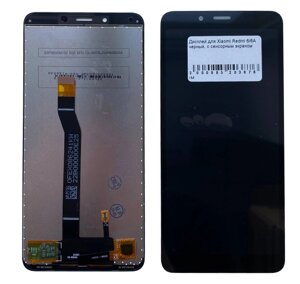 Дисплей для Xiaomi Redmi 6, Redmi 6A чорний, із сенсорним екраном