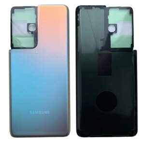 Задня кришка Samsung G998B Galaxy S21 Ultra 5G, срібляста, Phantom Silver