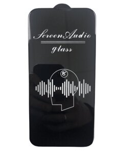 Захисне скло iPhone 13 Pro Max black audio glass