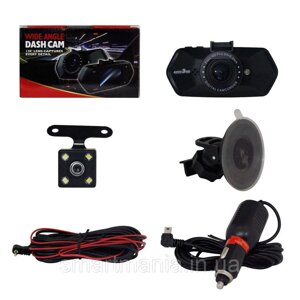 Автомобільний відеореєстратор HAWKEYE JS-322 камера-реєстратор з мікрофоном HD 1080P (2 камери)