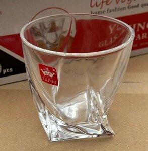 Набір склянок для віскі 6 штук 340 мл Yujing Life Vogue Whisky 11928/Quadro