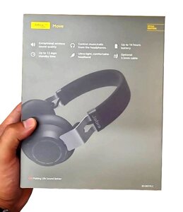 Бездротові Навушники Bluetooth гарнітура Hi-Fi JABRA MOVE Titanium black Чорний