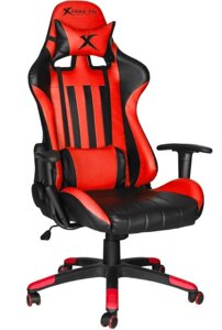 Крісло геймерське ігрове Xtrike GC-905 для геймера комп'ютерне офісне для гри Червоне
