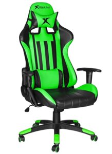 Крісло геймерське ігрове Xtrike GC-905 для геймера комп'ютерне офісне для гри Зелене