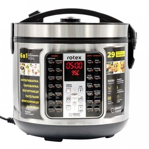 Мультиварка рисоварка ROTEX RMC401-B Smart Cooking
