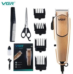Професійна машинка для стрижки волосся VGR V-131 триммер провідний 7 Вт