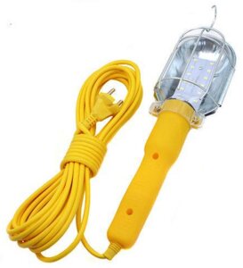 Світильник ліхтар із гачком для СТО WD-361 підвісна автомобільна лампа перенесення від мережі 10м Жовтий