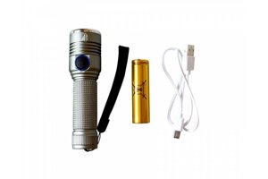 Світлодіодний ручний акумуляторний ліхтар H-842 якісний ліхтарик зум zoom