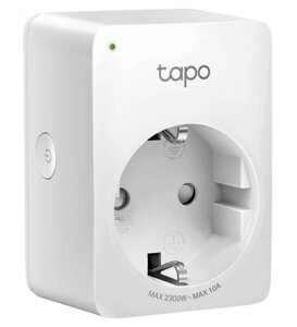 Розумна смарт розетка TP-Link Tapo P100 Wi-Fi 1-pack мережевий фільтр Білий
