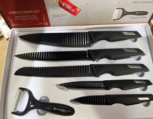 Універсальний набір ножів для кухні Swiss Family SF 038 кухонні ножі з мармуровим покриттям