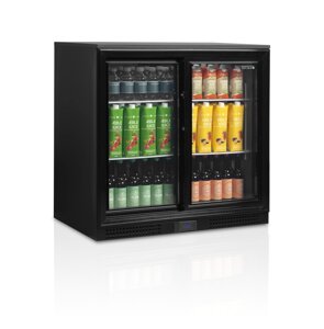 Холодильна шафа настільна Tefcold DB201S (2 C+10 С), скло