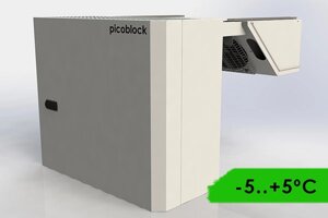 Моноблок середньотемпературний Picoblock MM13E0000 (5+5 С) (до 19 м3)