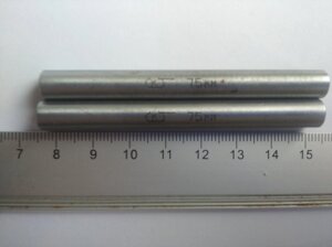 Міра довжини 75 мм для мікрометрів МК калібрування УкрЦСМ