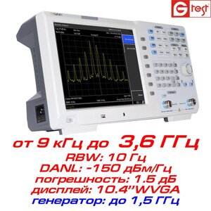 XSA1036TG аналізатор спектра, від 9 кГц до 3.6 ГГц