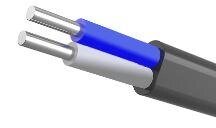 Кабель силовий АВВГнг-п 2х2,5