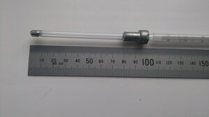 Термометр нафтовий ТН3 виконання 1 діапазон 0+60°С ціна поділки 0.5ºC калібрування УкрЦСМ