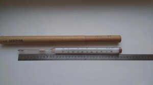 Термометр технічний ТТ діапазон вимірювання 0+500°С Ціна поділу 5°С калібрування УкрЦСМ
