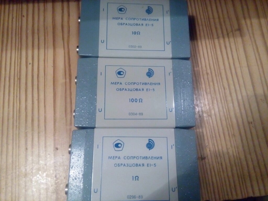 Зразкові міри активного опору Е1-5 калібрування УкрЦСМ від компанії Метролог Пром - фото 1