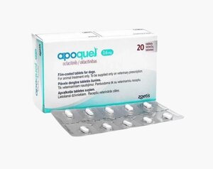 Апоквель 3,6 мг Apoquel для лечения дерматитов у собак, 10 таблеток